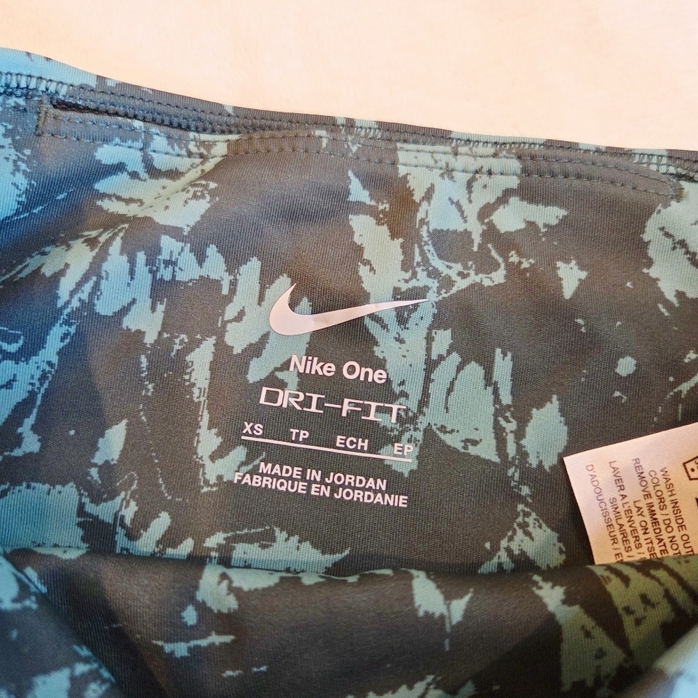 Nike Women Dri-FIT One High Waisted 7/8 Printed Legging VINTAGE GREEN XS - Picture 7 of 13